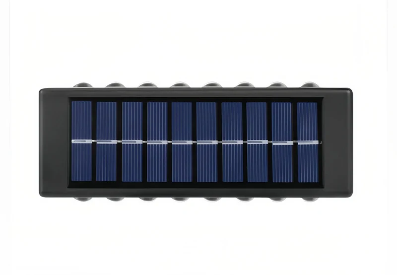 LED Solar-Außenwandleuchte IP65 für Terrasse und Veranda