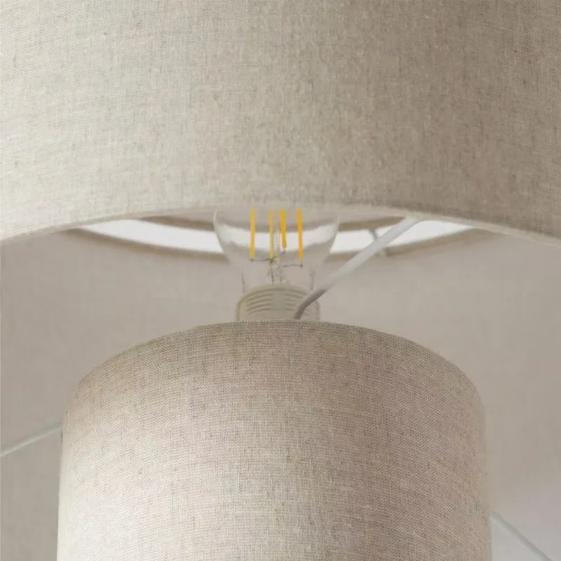 Stehlampe aus Stoff für Wohnzimmer – Calytrix