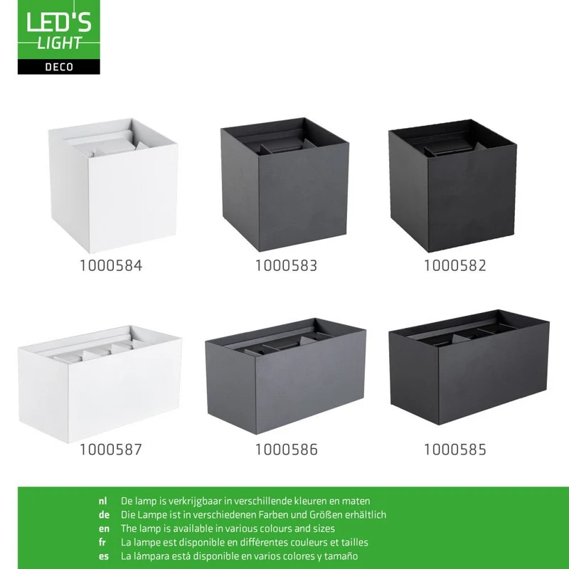 LED Wandleuchte G9 IP65 Schwarz - Lumo
