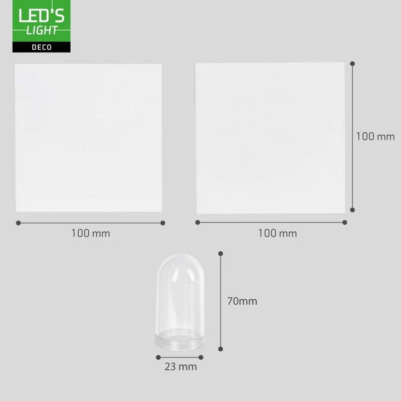 LED Wandleuchte G9 H 100mm IP65 Weiß - Lumo