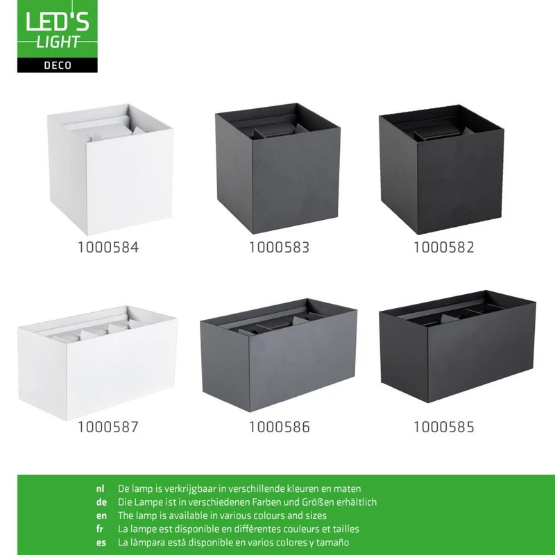 LED Wandleuchte G9 H 100mm IP65 Weiß - Lumo