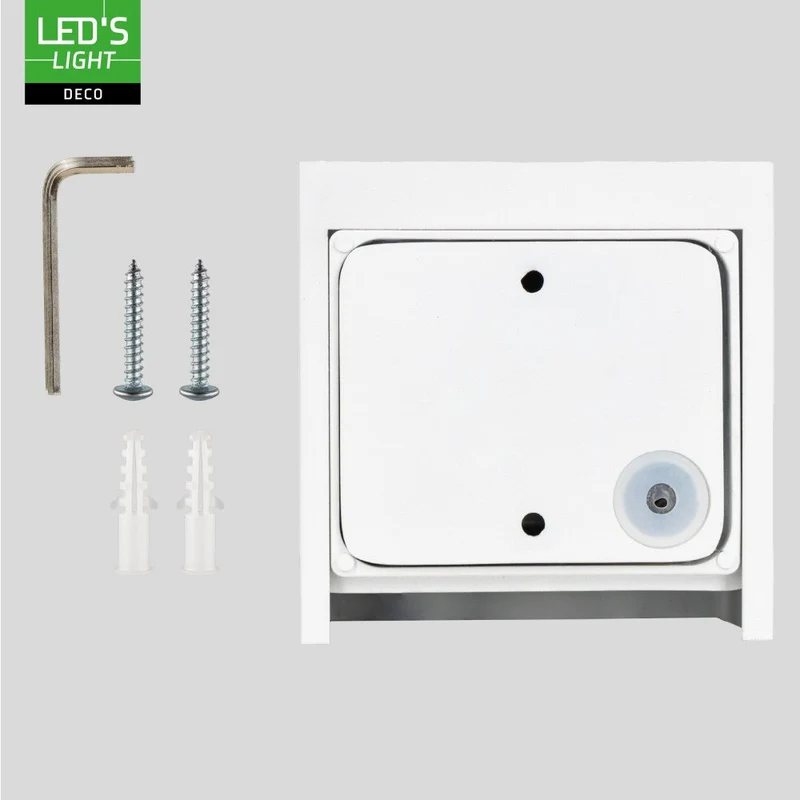 LED Wandleuchte G9 H 100mm IP65 Weiß - Lumo