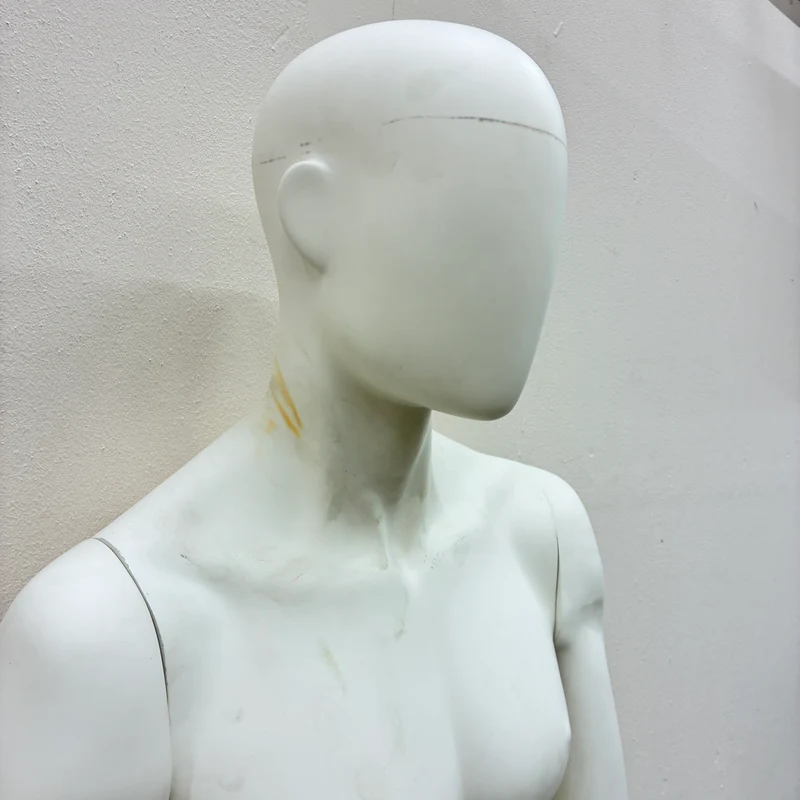 Schaufensterpuppe Männlich Weiß Abstract Schneiderbüste Mannequin Gebraucht