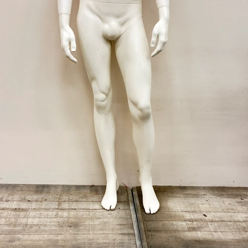 Schaufensterpuppe Männlich Weiß Abstract Schneiderbüste Mannequin Gebraucht