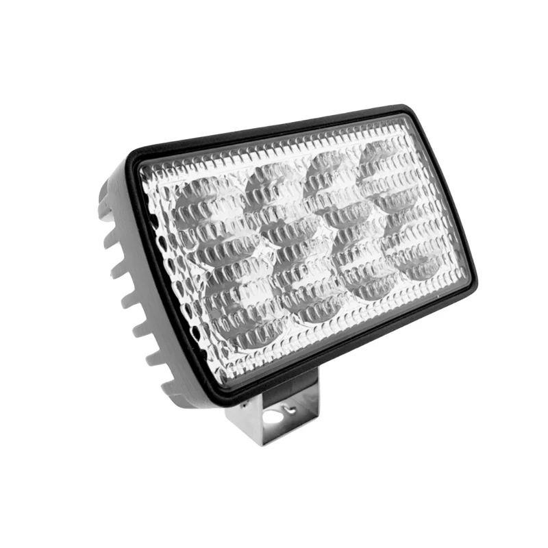 Rechteckige LED-Arbeitsleuchte mit verstellbarer Edelstahlhalterung / 24 W