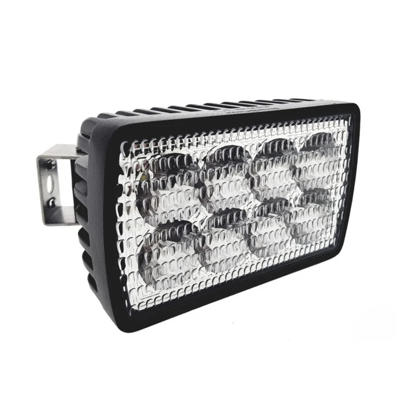 Rechteckige LED-Arbeitsleuchte mit verstellbarer Edelstahlhalterung / 24 W