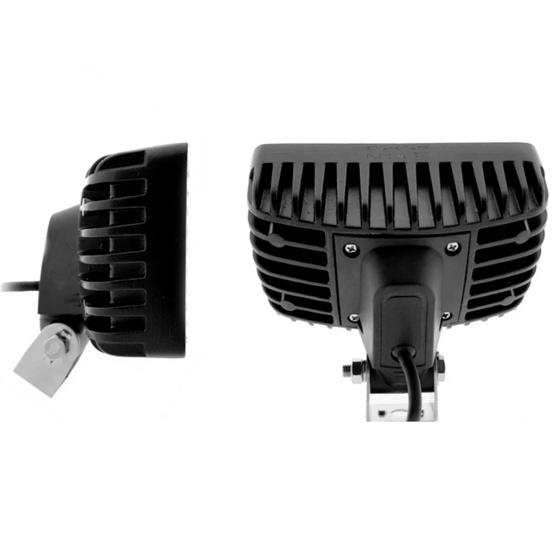 Rechteckige LED-Arbeitsleuchte mit verstellbarer Edelstahlhalterung / 24 W