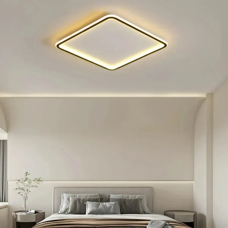 Dimmbare quadratische LED-Deckenleuchte für das Schlafzimmer