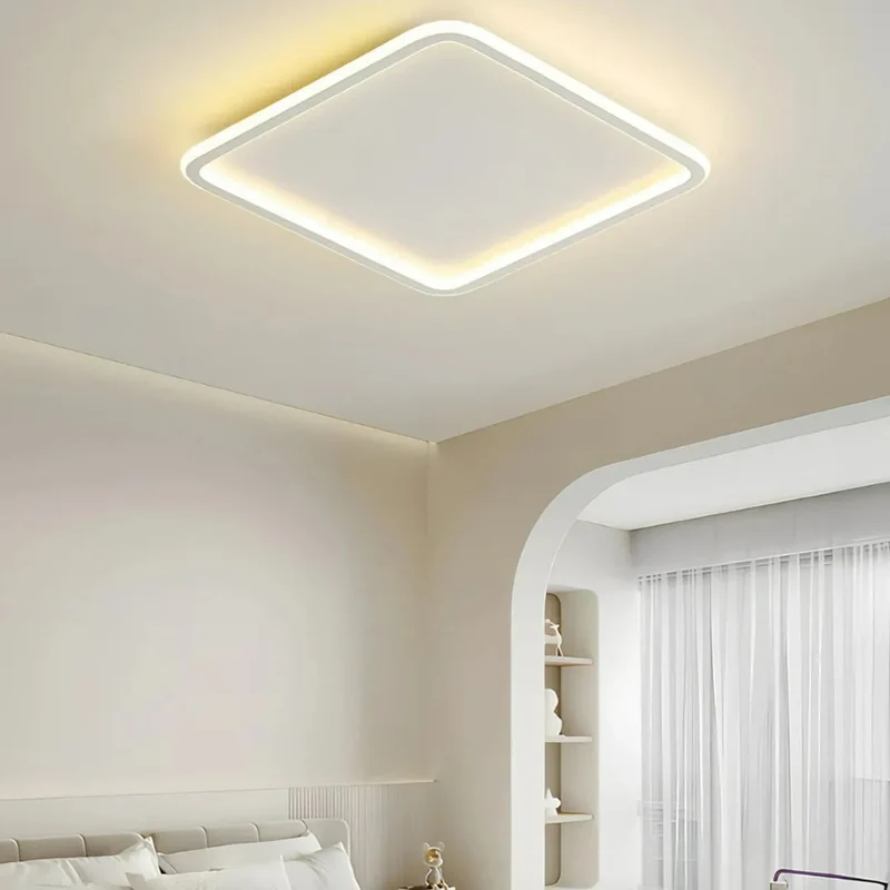 Dimmbare quadratische LED-Deckenleuchte für das Schlafzimmer