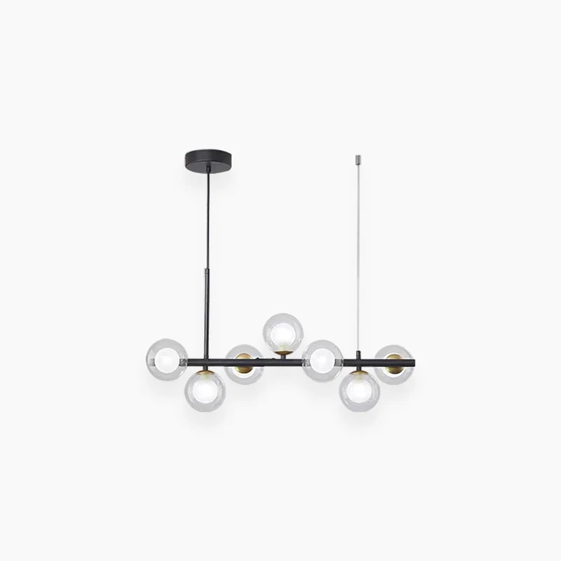 Pendant Chandelier Light Nordic Decorative Geometric Glass Globe Bubble