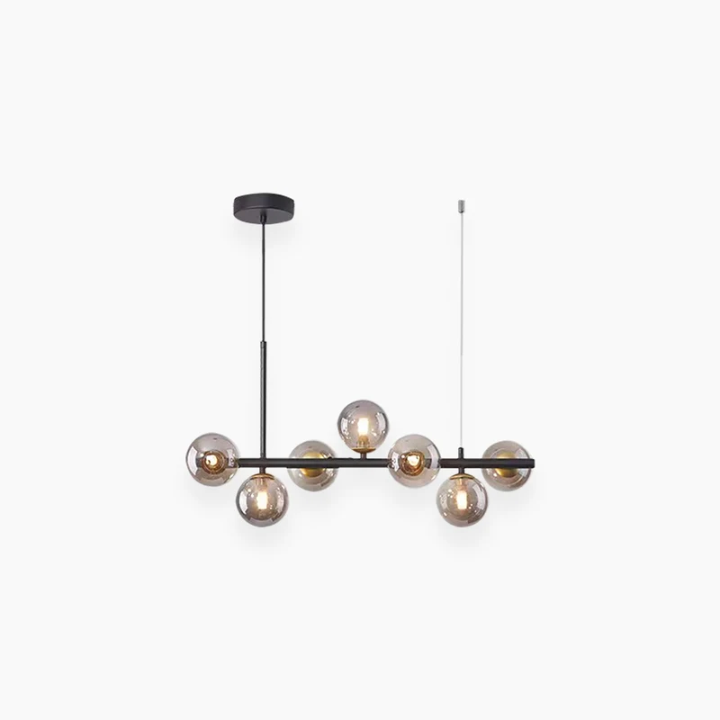 Pendant Chandelier Light Nordic Decorative Geometric Glass Globe Bubble