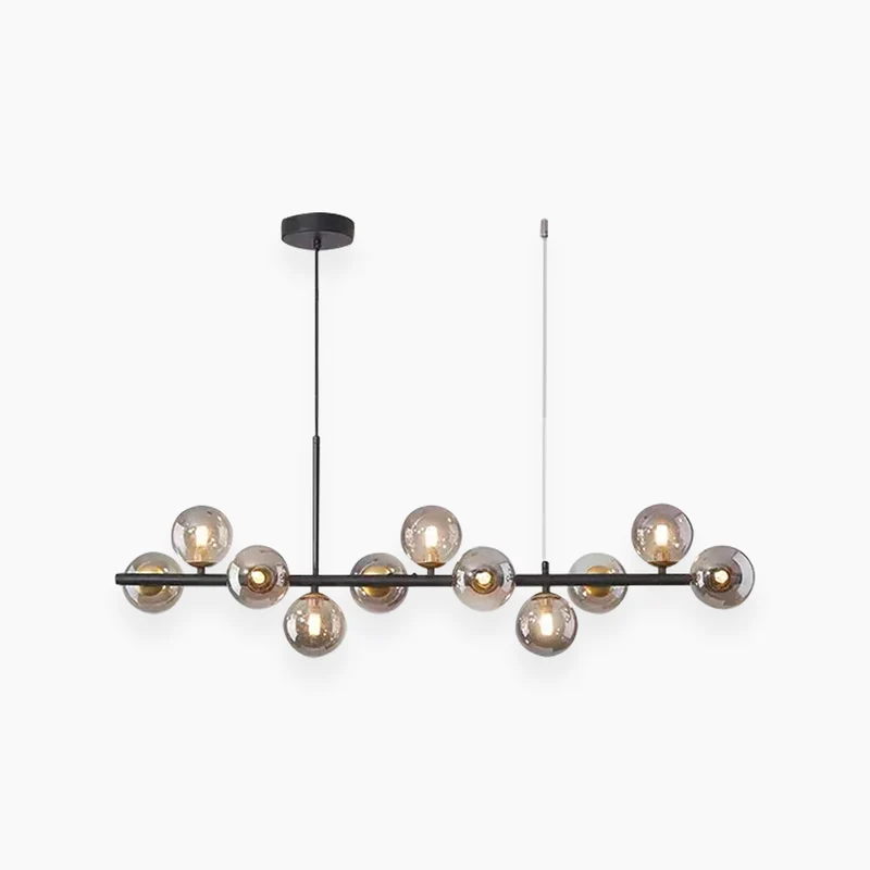 Pendant Chandelier Light Nordic Decorative Geometric Glass Globe Bubble