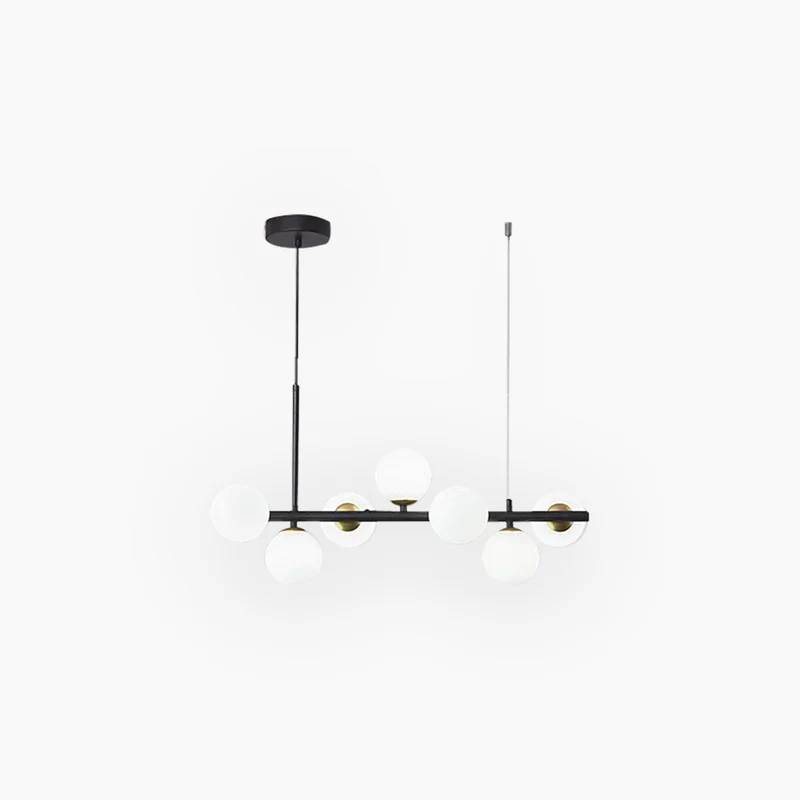 Pendant Chandelier Light Nordic Decorative Geometric Glass Globe Bubble