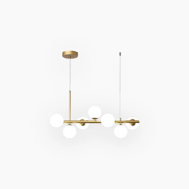 Pendant Chandelier Light Nordic Decorative Geometric Glass Globe Bubble