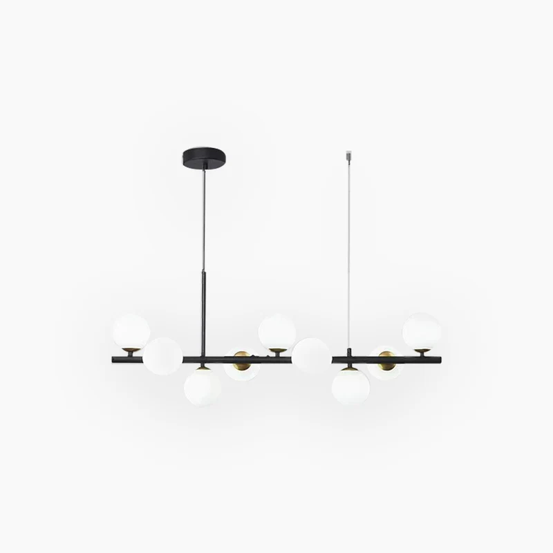 Pendant Chandelier Light Nordic Decorative Geometric Glass Globe Bubble