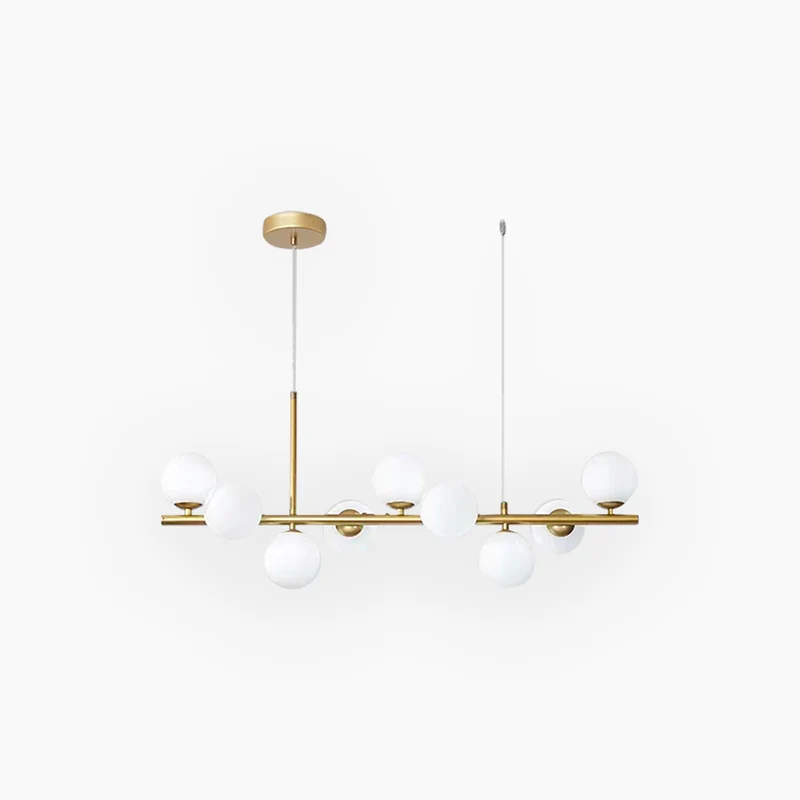 Pendant Chandelier Light Nordic Decorative Geometric Glass Globe Bubble