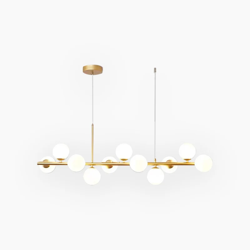 Pendant Chandelier Light Nordic Decorative Geometric Glass Globe Bubble