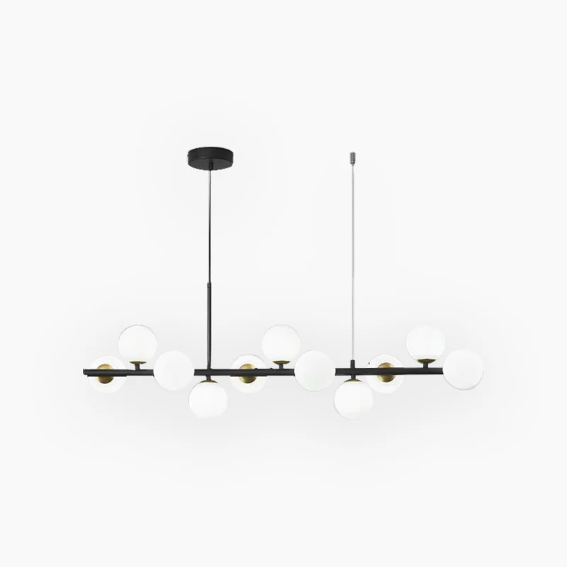 Pendant Chandelier Light Nordic Decorative Geometric Glass Globe Bubble
