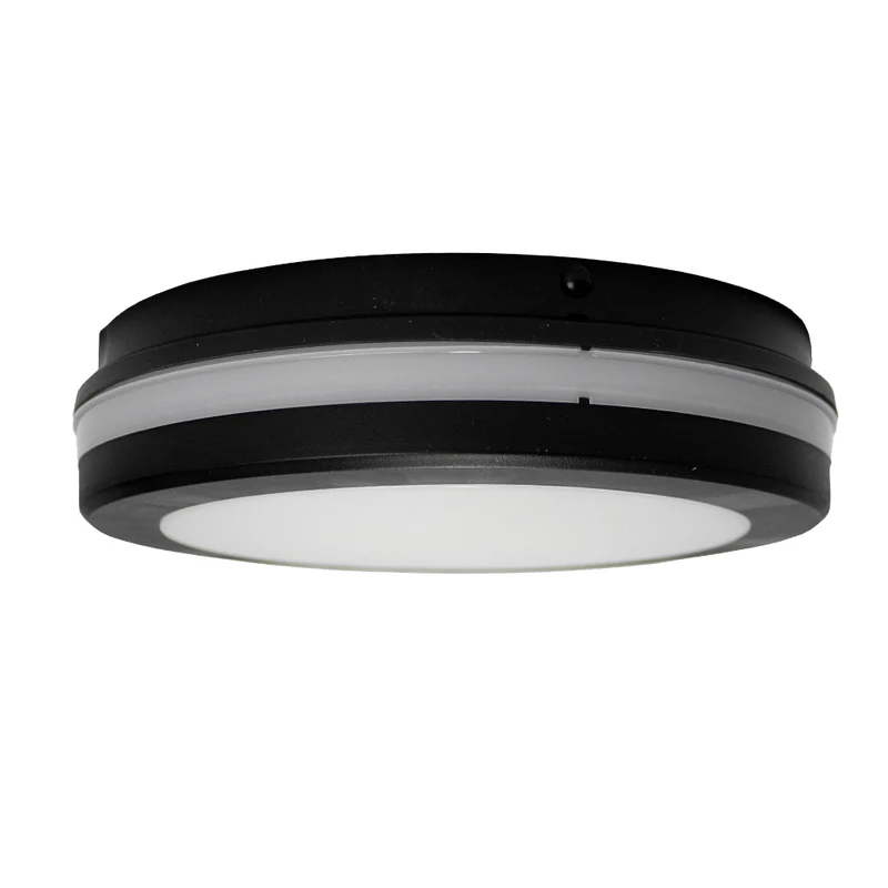 Badezimmer Deckenleuchte BARO | Schwarz | 20W | 1900 Lumen | CCT - Einstellbare Lichtfarbe | Inkl. Bewegungsmelder