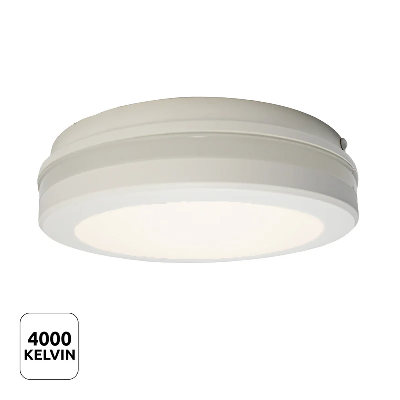 Badezimmer Deckenleuchte BARO | Weiß | 20W | 1900 Lumen | CCT - Einstellbare Lichtfarbe
