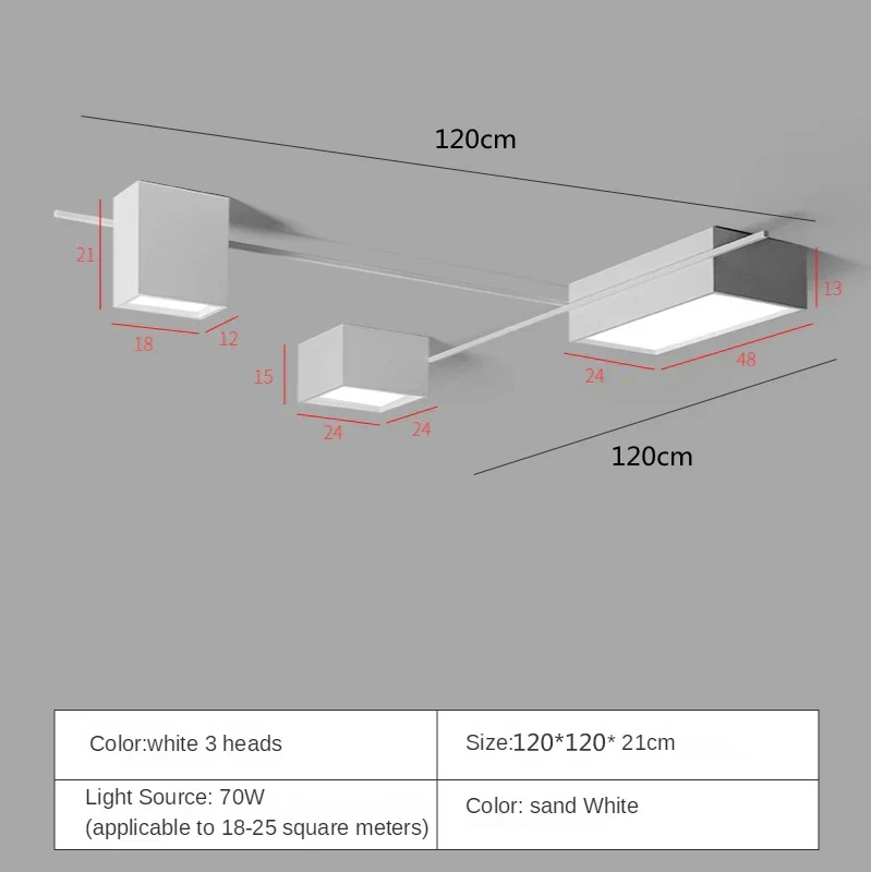 Moderne LED-Deckenleuchte aus Acryl für Innenräume – Arionelo