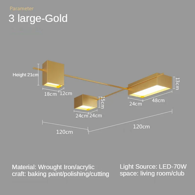 Moderne LED-Deckenleuchte aus Acryl für Innenräume – Arionelo