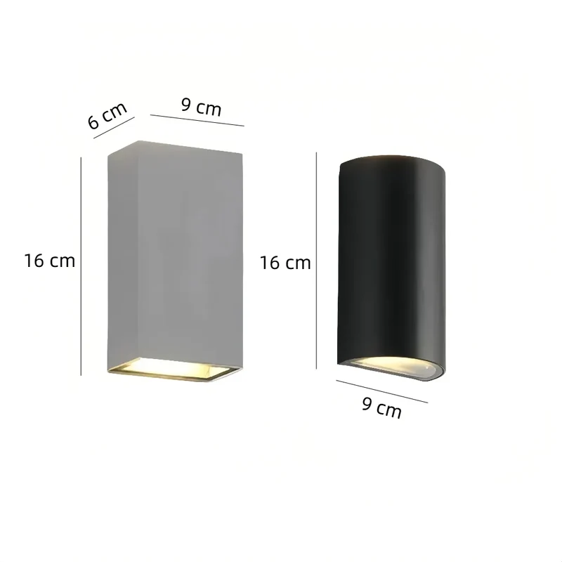 IP65 LED Außenwandleuchte Up & Down für Terrasse und Balkon