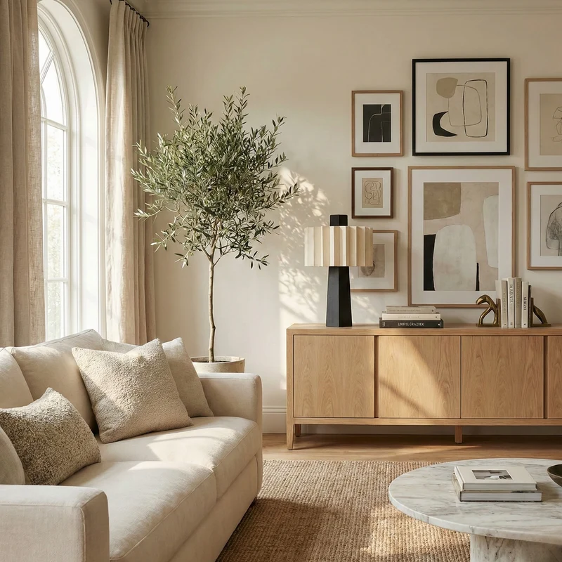 Minimalistische skandinavische Tischlampe – Norélys