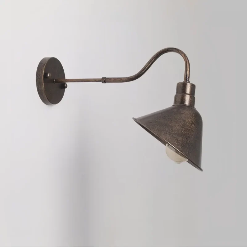 Vintage Außenwandleuchte IP65 aus Metall für Terrasse und Veranda