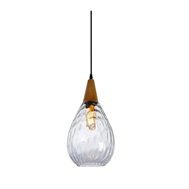 Pendelleuchte Glas Mundgeblasen Vintage für Esszimmer