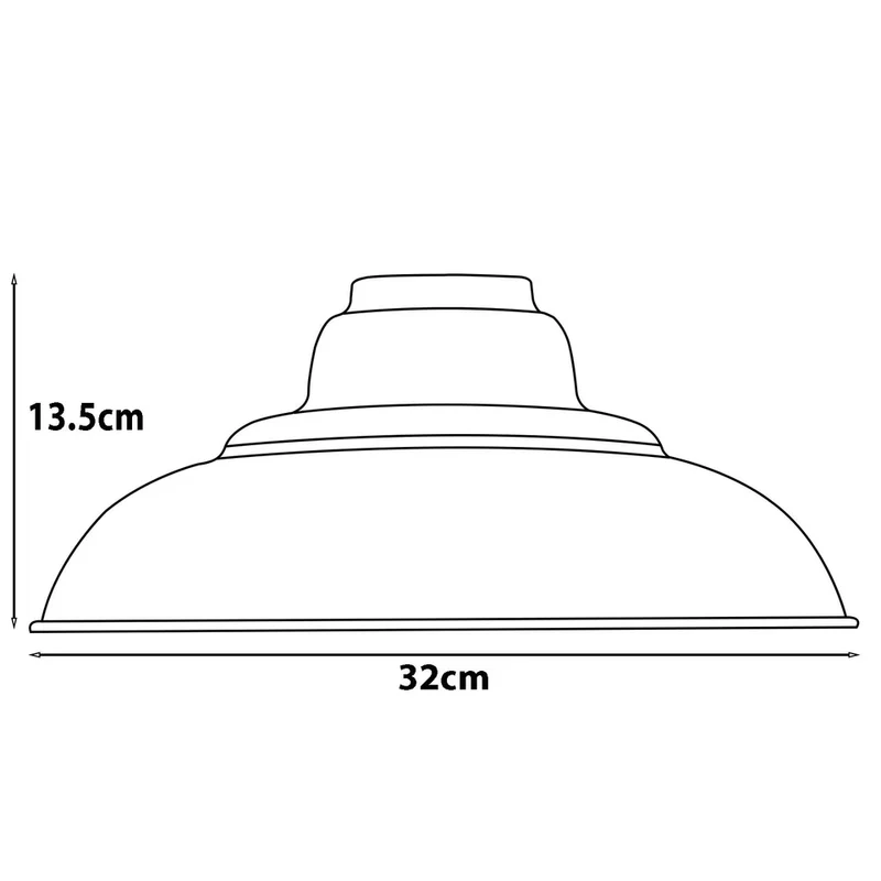 Metall Lampenschirm E27 Industrial Stil für Pendelleuchte~3429