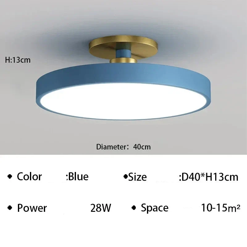 Moderne LED-Deckenleuchte aus Aluminium für Schlafzimmer – Alumin