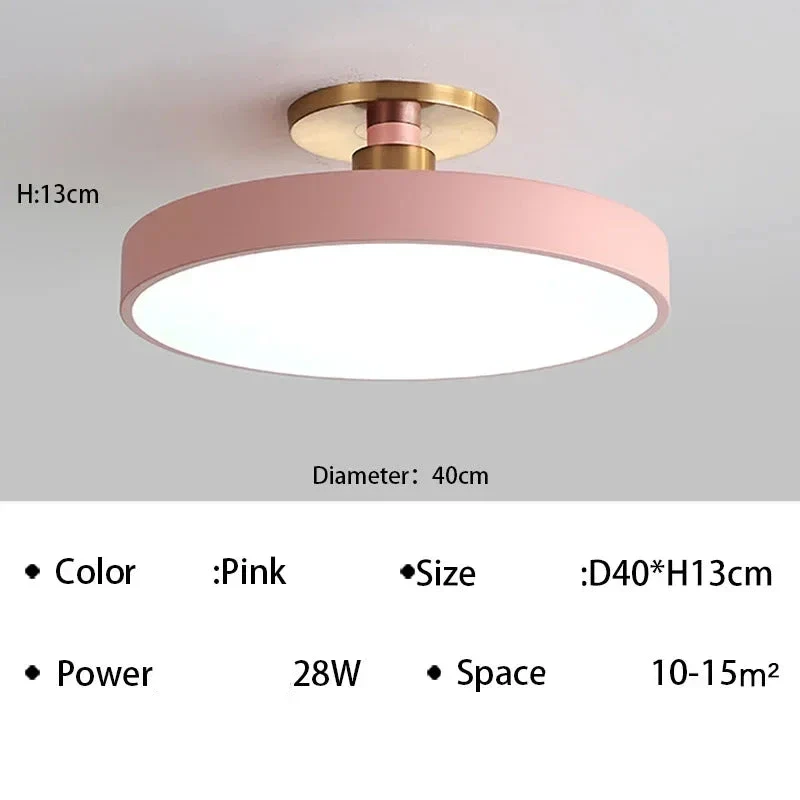 Moderne LED-Deckenleuchte aus Aluminium für Schlafzimmer – Alumin