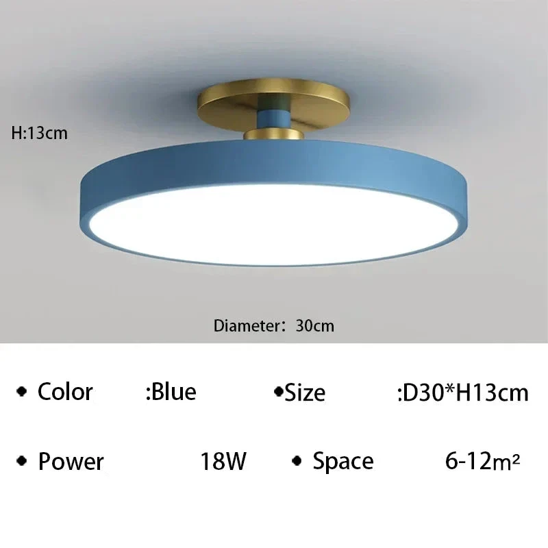 Moderne LED-Deckenleuchte aus Aluminium für Schlafzimmer – Alumin