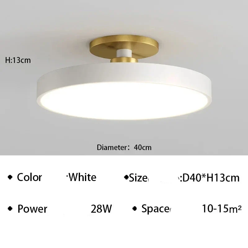 Moderne LED-Deckenleuchte aus Aluminium für Schlafzimmer – Alumin
