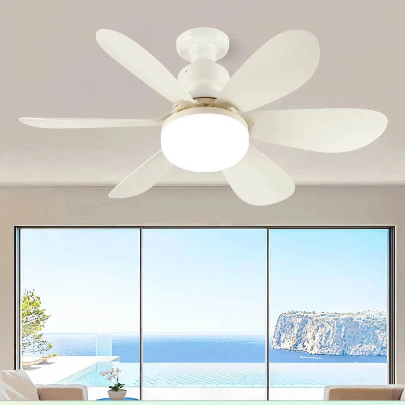 Kleiner Deckenventilator mit Licht, Fernbedienung