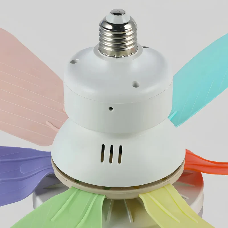 Kleiner Deckenventilator mit Licht, Fernbedienung