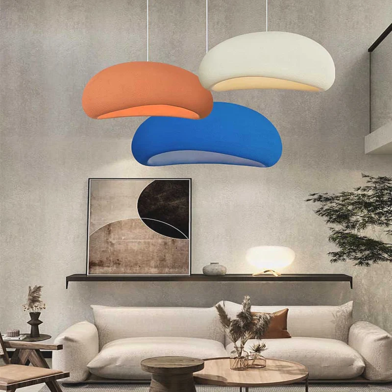 Pendant Ceiling Light Cloud Minimalist Japanese Wabi-Sabi, 3 Colors