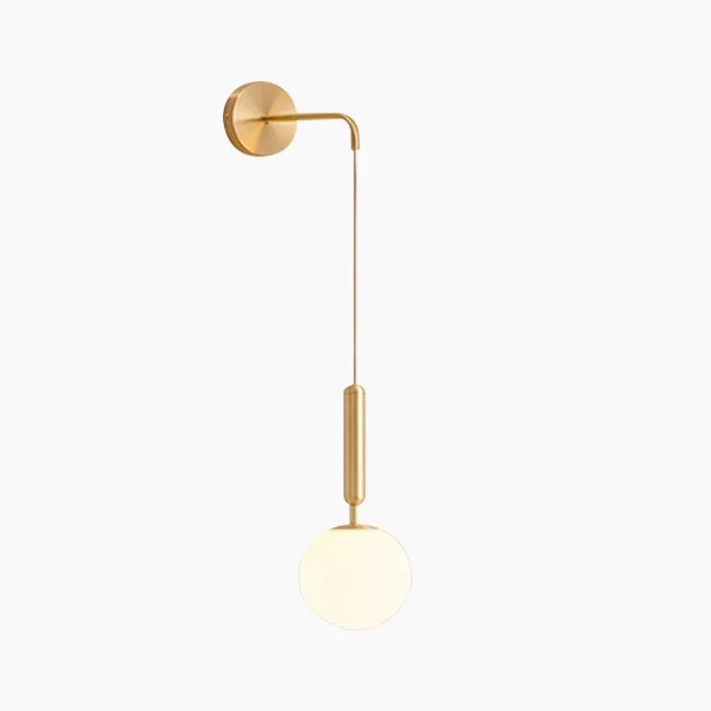 Wall Lamp Hanging Modern Nordic with Globe Glass Shade