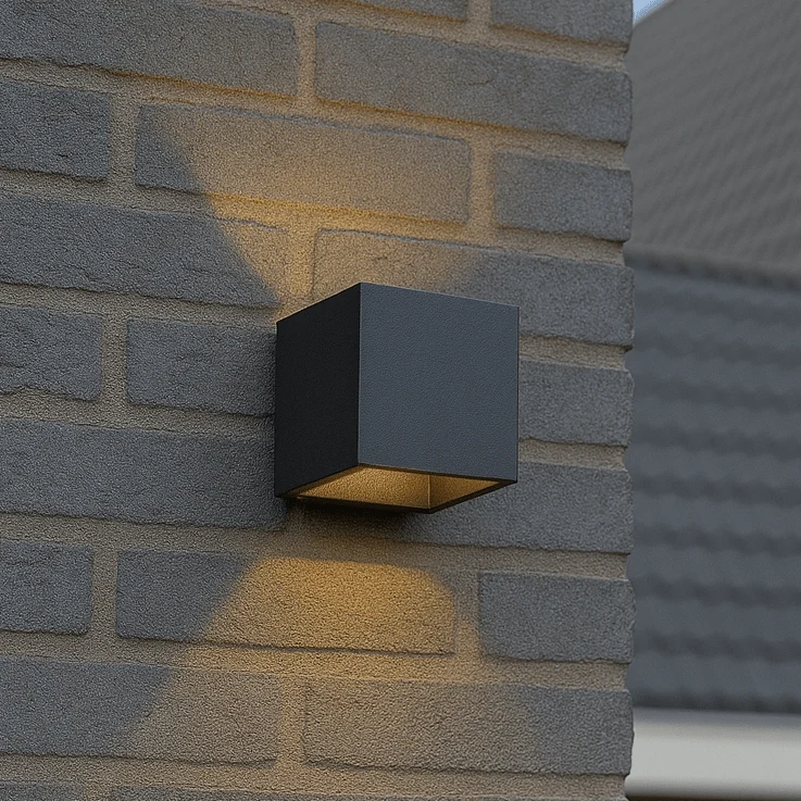 LED Wandleuchte G9 H 100mm IP65 Anthrazit - Lumo