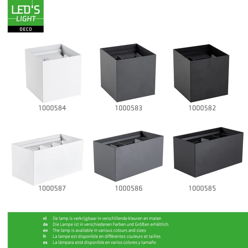 LED Wandleuchte G9 H 100mm IP65 Anthrazit - Lumo