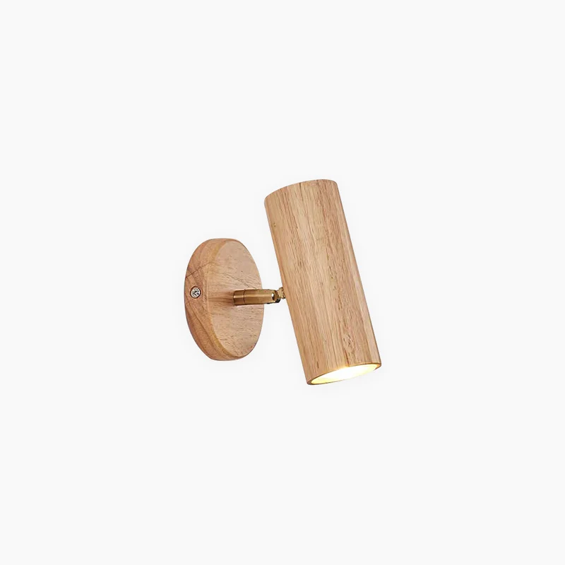 Ceiling / Wall Track Lighting Spotlight Nordic Simple LED, Wood