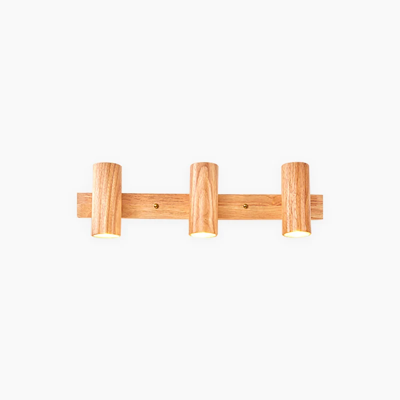 Ceiling / Wall Track Lighting Spotlight Nordic Simple LED, Wood