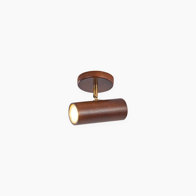 Ceiling / Wall Track Lighting Spotlight Nordic Simple LED, Wood