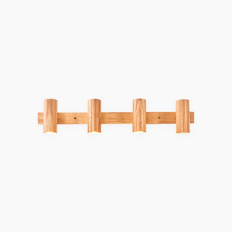 Ceiling / Wall Track Lighting Spotlight Nordic Simple LED, Wood