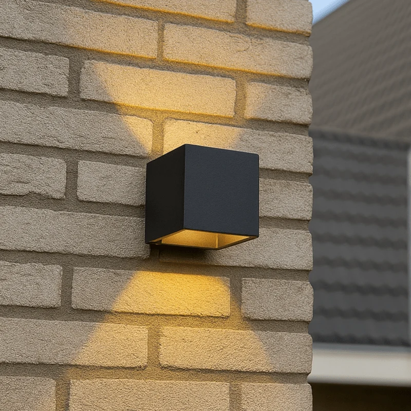 LED Wandleuchte G9 H 100mm IP65 Schwarz - Lumo