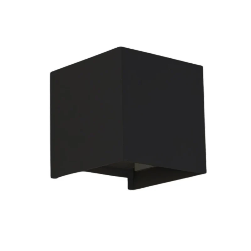 LED Wandleuchte G9 H 100mm IP65 Schwarz - Lumo