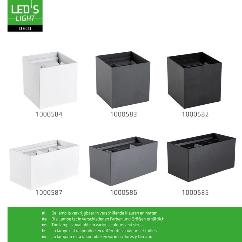 LED Wandleuchte G9 H 100mm IP65 Schwarz - Lumo