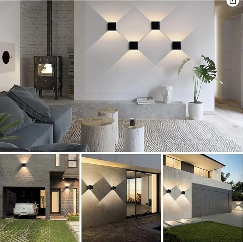LED Wandleuchte G9 H 100mm IP65 Schwarz - Lumo