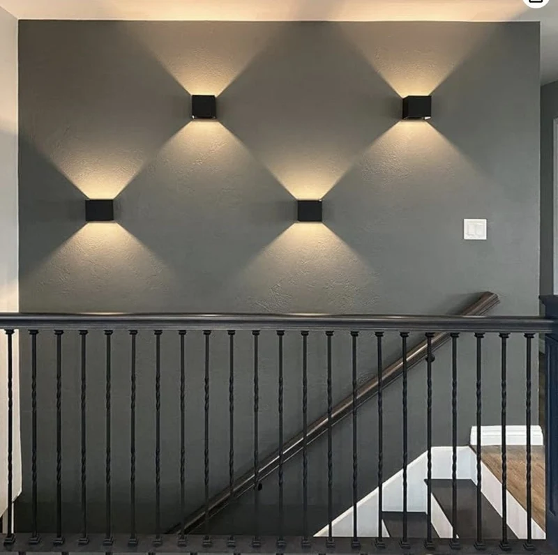 LED Wandleuchte G9 H 100mm IP65 Schwarz - Lumo